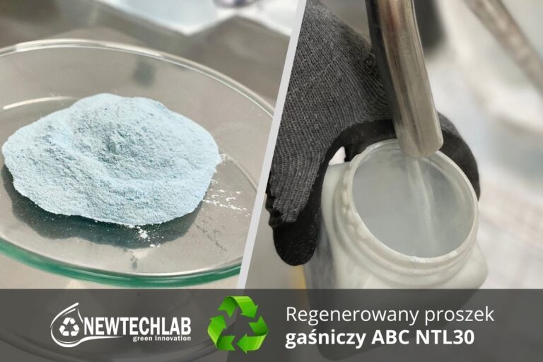 Regenerowany proszek gaśniczy ABC NTL30. Wspieramy cyrkularną gospodarkę!