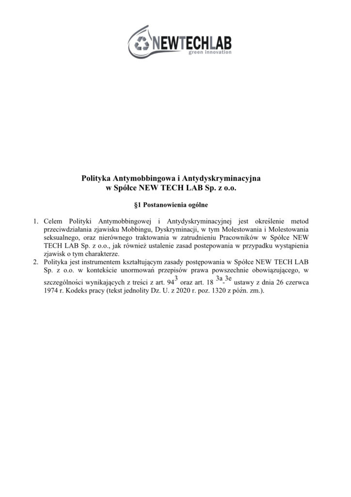 Polityka antymobingowa