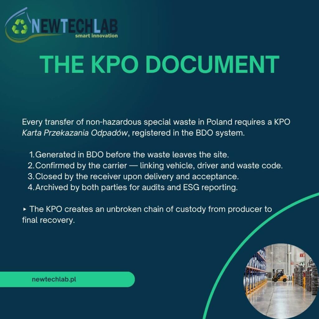 Special waste, bdo kpo in Poland